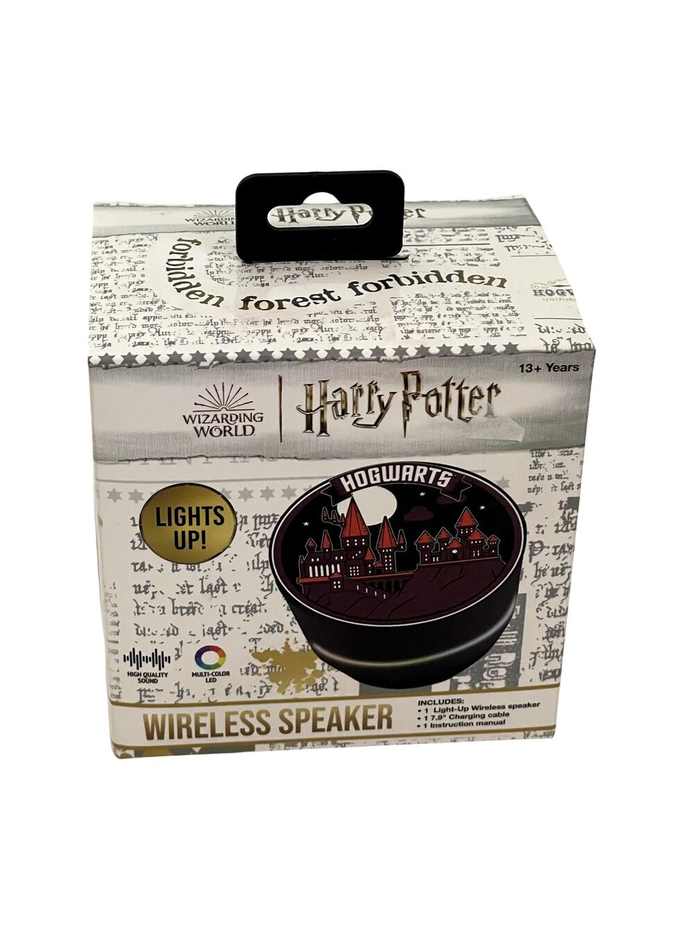 Harry Potter Hogwarts Wireless Speaker Lights Up